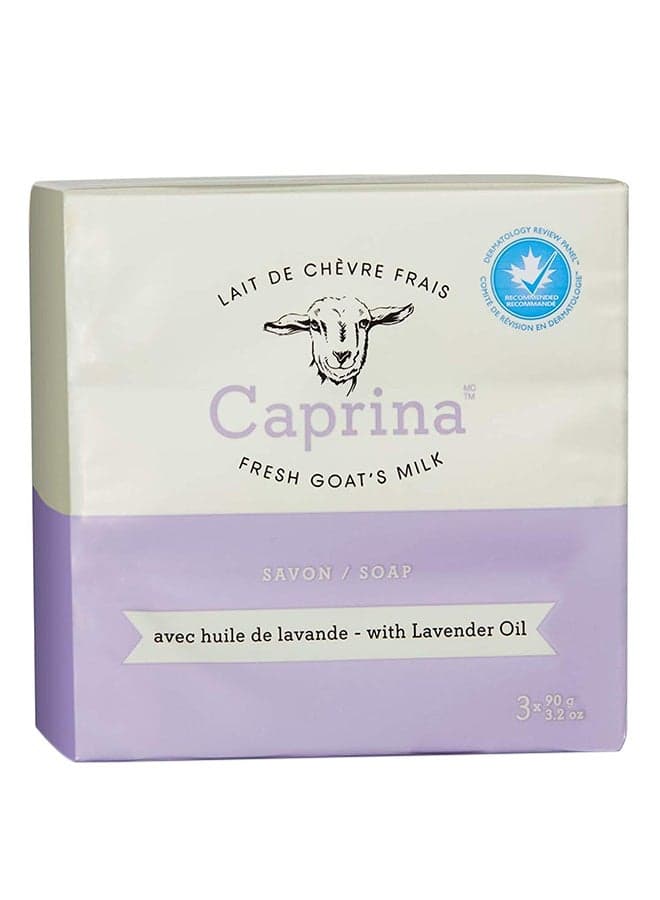 Fresh GoatS Milk Soap Bar Lavender Oil 32 Ounce Bars 3 Bar