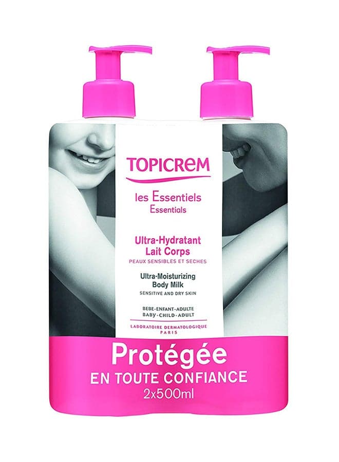 Essentials Ultra Moisturizing Body Milk 2 X 500ml