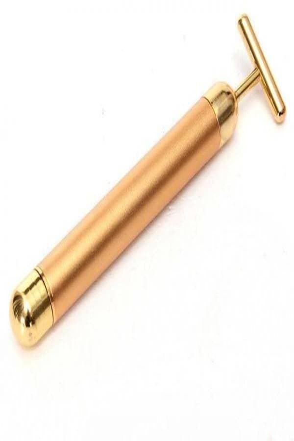 facial massager 24k golden Electric face bar Gold