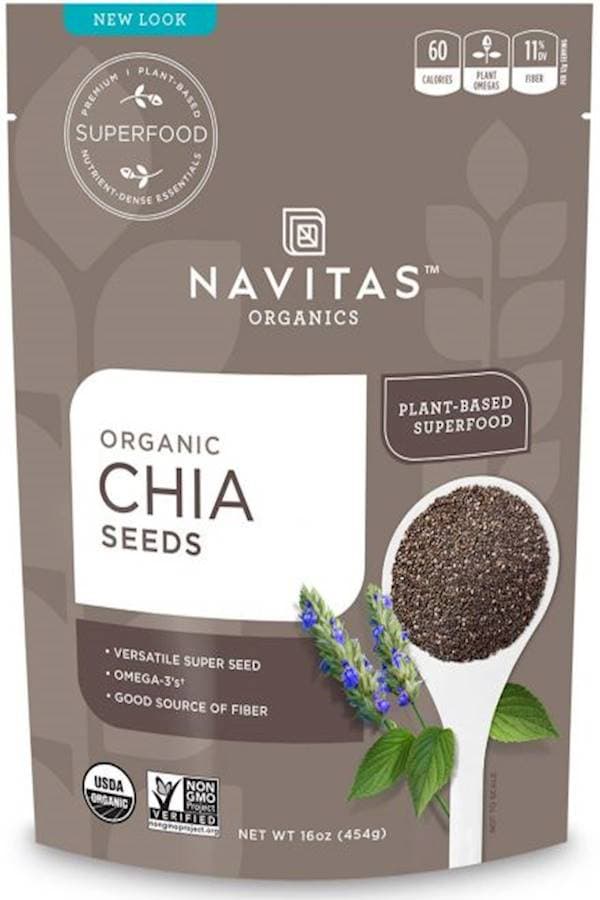 Organic Raw Chia Seeds Pouch
