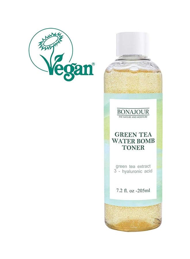 Organic Green Tea And Hyaluronic Acid Facial Toner For Dry Skin - Vegan Cosmetics, 6.9 fl. oz