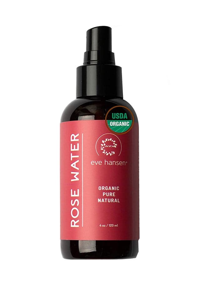 Certified Organic Rose Water Face Toner - Skin Reviving, Soothing, and Hydrating Natural Skin Toner - Reduce Pores, Eye Puffiness, Inflammation, and Redness