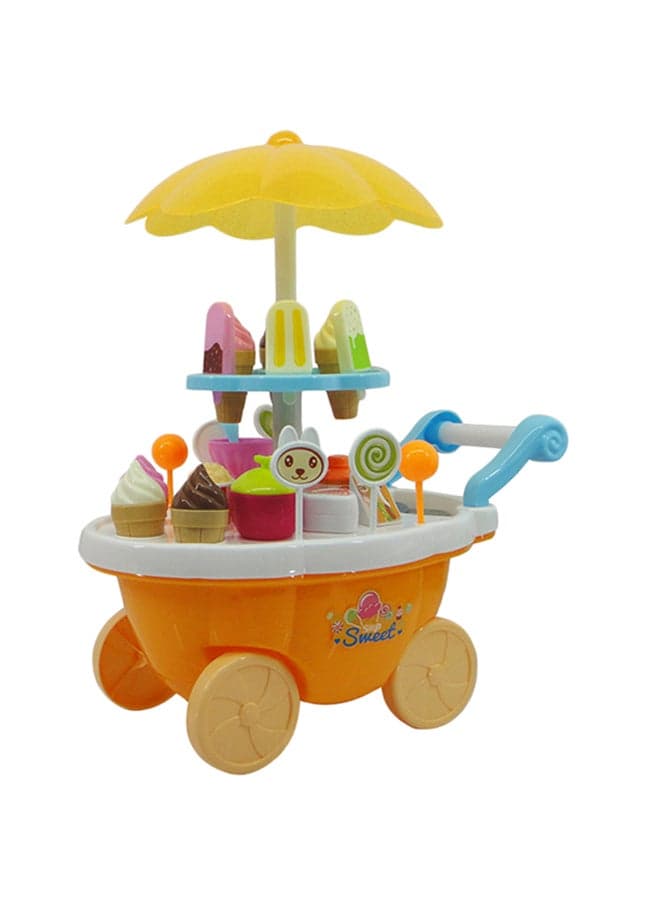 Girl Candy Cart Trolley With Light Music