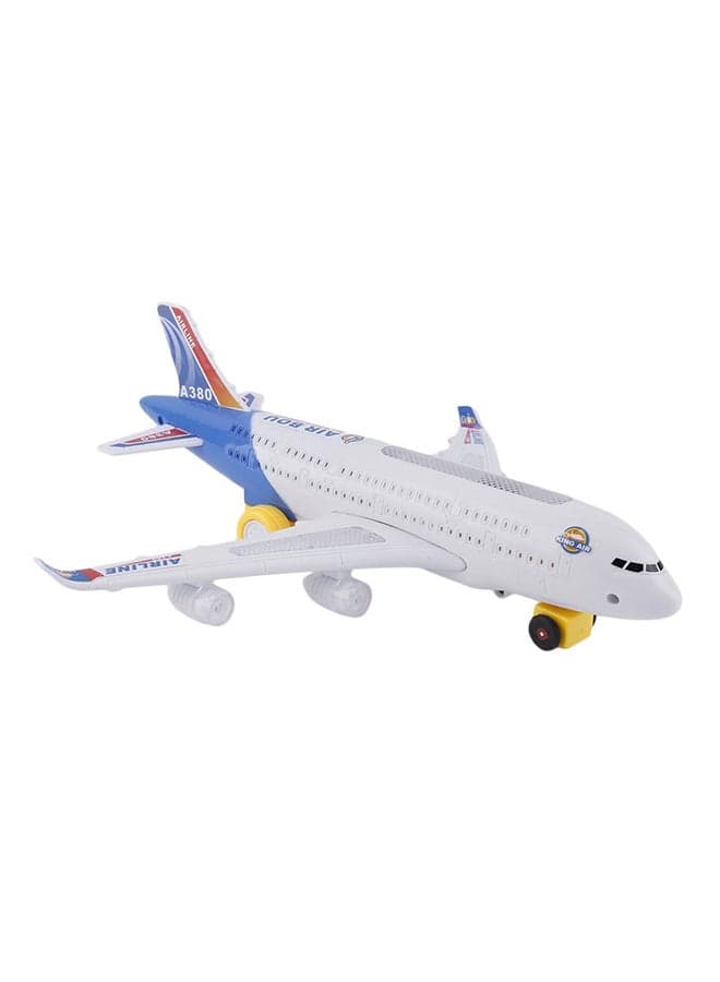 Flash Aircraft Toy With Music And Light Multicolour