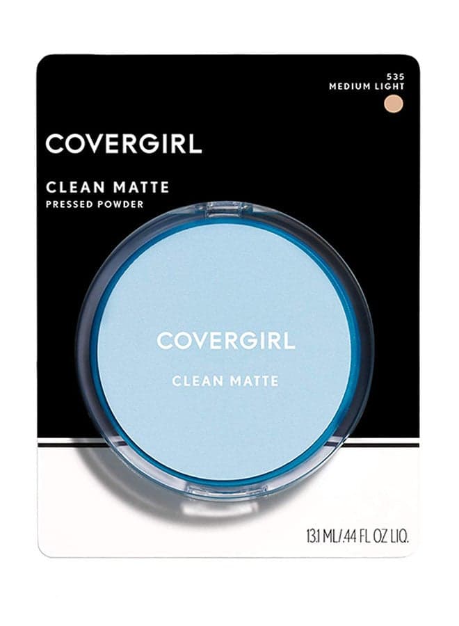 Covergirl Clean Matte Pressed Powder, Medium Light