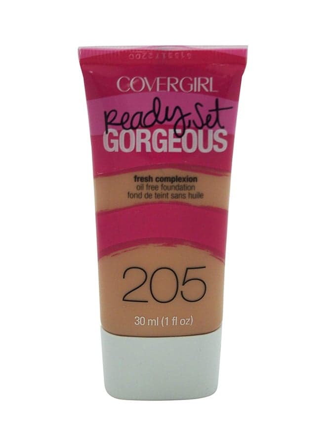 Covergirl Ready Set Gorgeous Foundation Natural Beige 205, 1 Oz