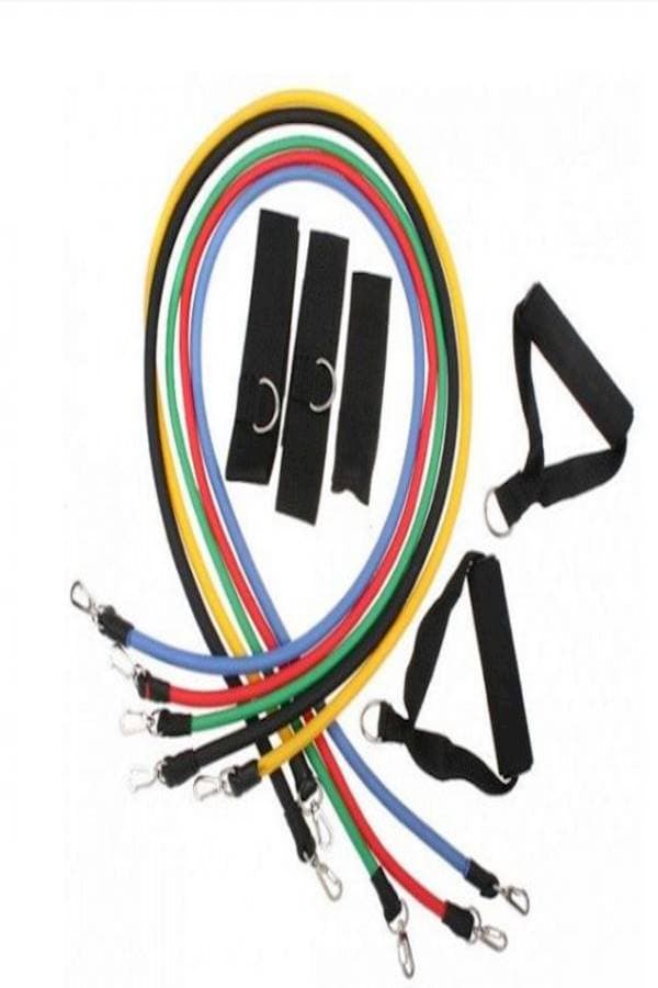 11Pc Resistance Bands Set
