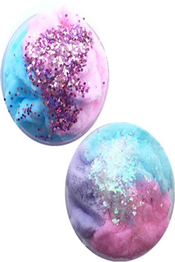 2-Piece Sequined Cotton Mud Slime