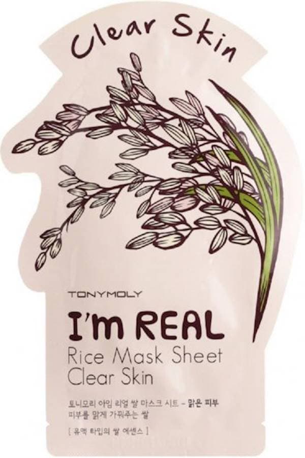 5-Piece I'M Real Rice Mask Sheet Clear