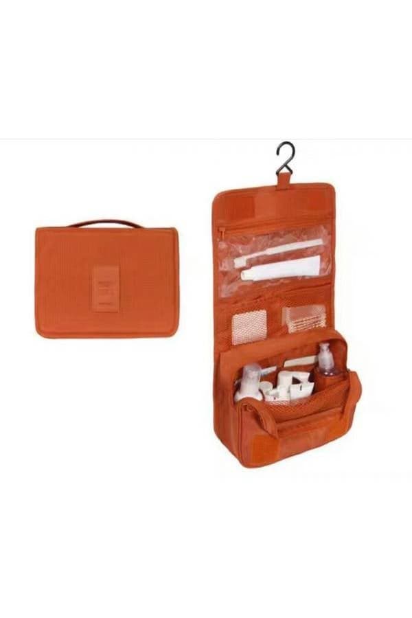 Waterproof Makeup Organizer Storage Bag Orange