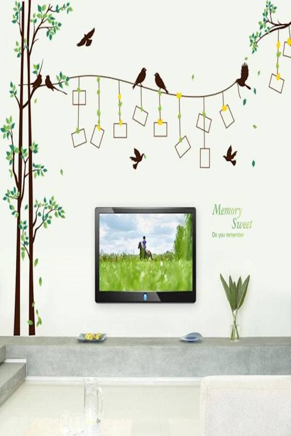 DIY Removable Wall Stickers For Living Room Home Decor - Photo Tree