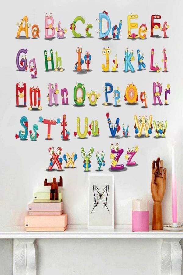 DIY Removable Wall Stickers For Children Room Home Decor -English Letter