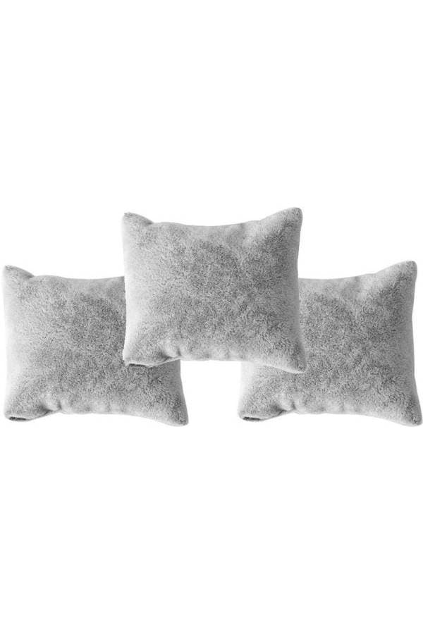 3Pcs Velvet Pillow Display Bracelet Bangle Watch Chain Holder Jewelry Display Stand Organizer