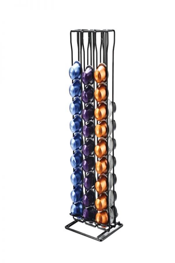 Coffee Capsules Holder for max 60 Pcs Nespresso Coffee Pods Black