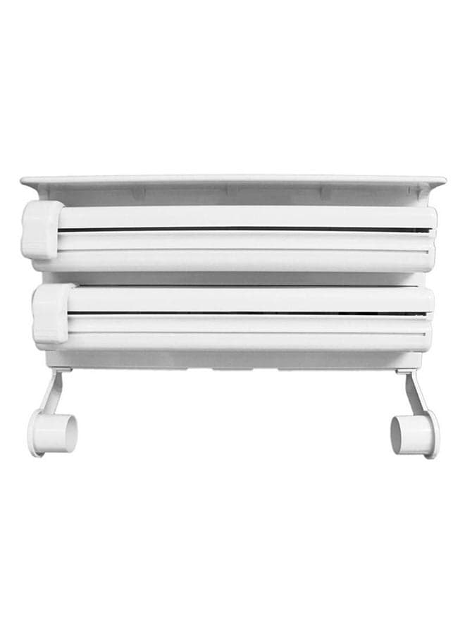 4 In 1 Kitchen Roll Tissue Holder White