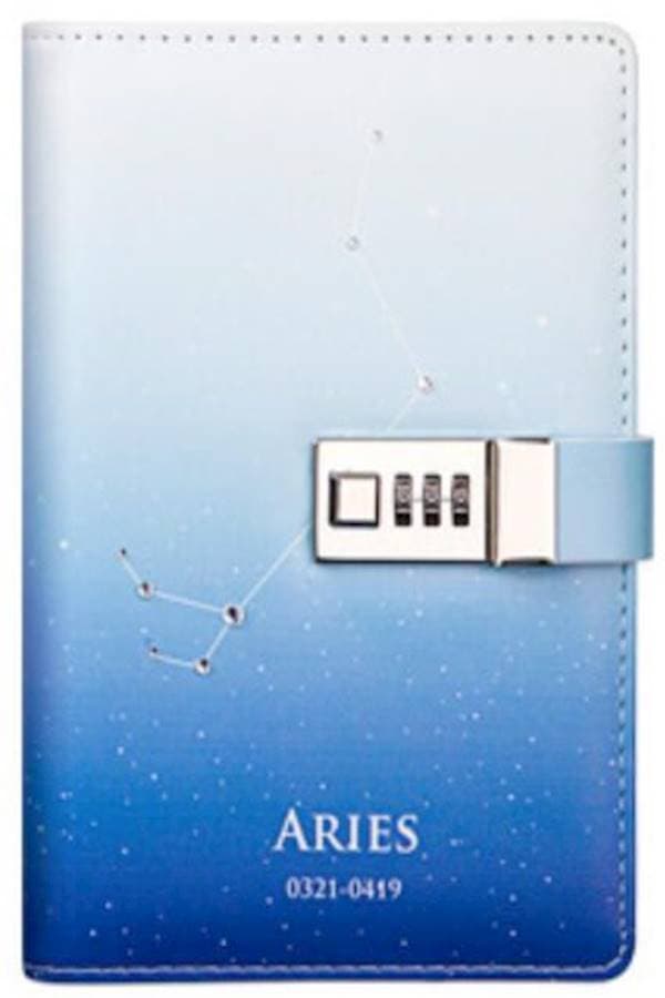 Lock Diary Student 12 Constellations Starry Sky Diary Notebook