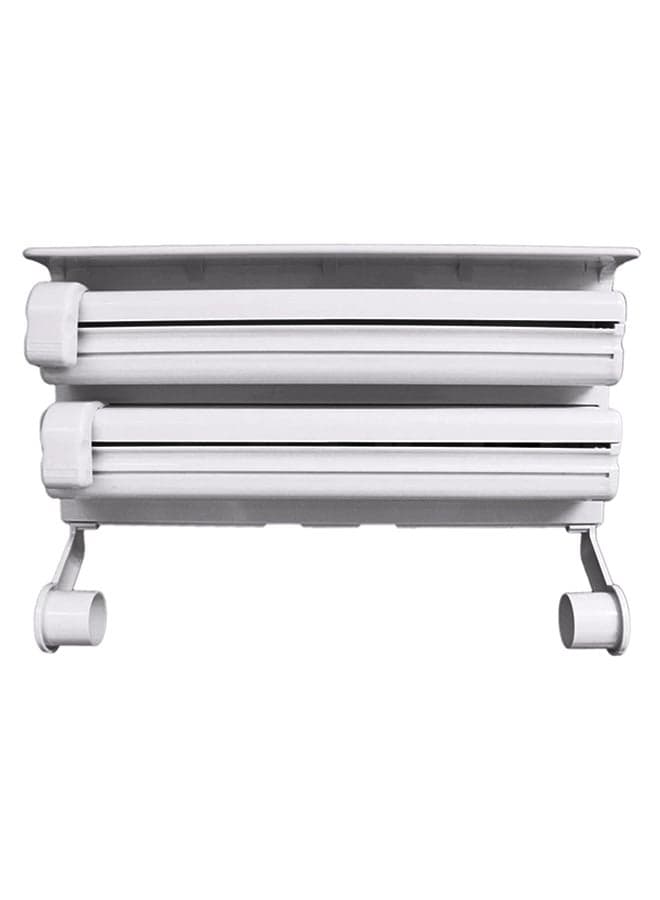 Triple Tissue Paper Dispenser White