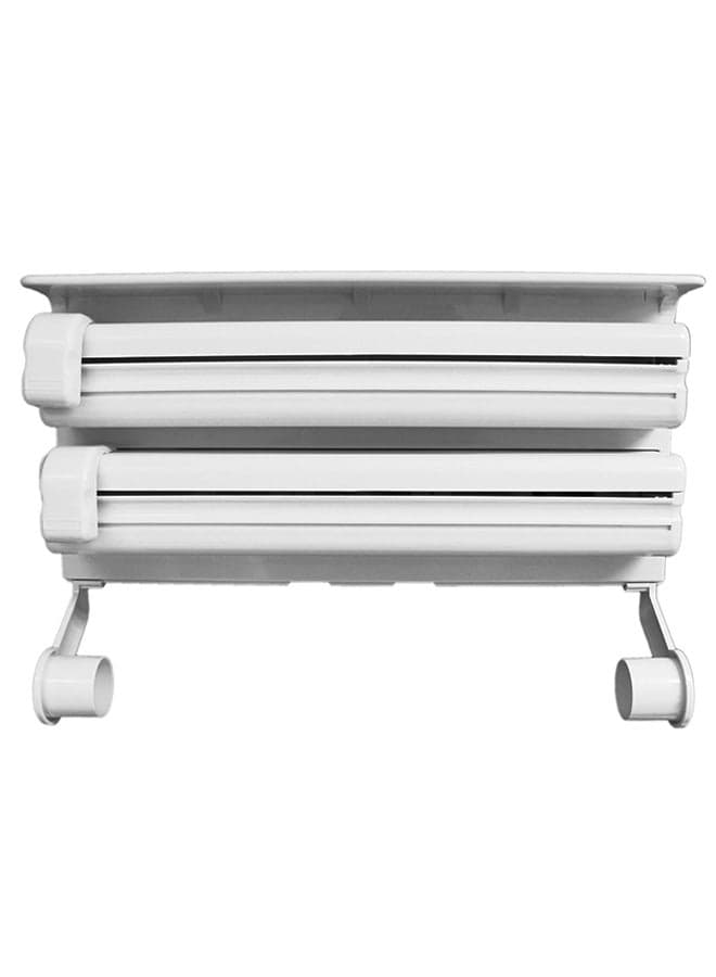 Triple Tissue Paper Dispenser White