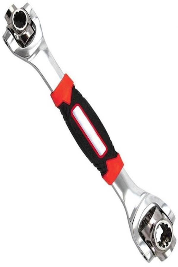 48-In-1 Car Repair Wrench Tool Red/Silver/Black