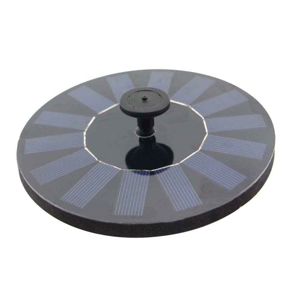 Solar Power Fountain Brushless Pump Plants Watering Kit Black 17 x 16.5 x 5.3cm