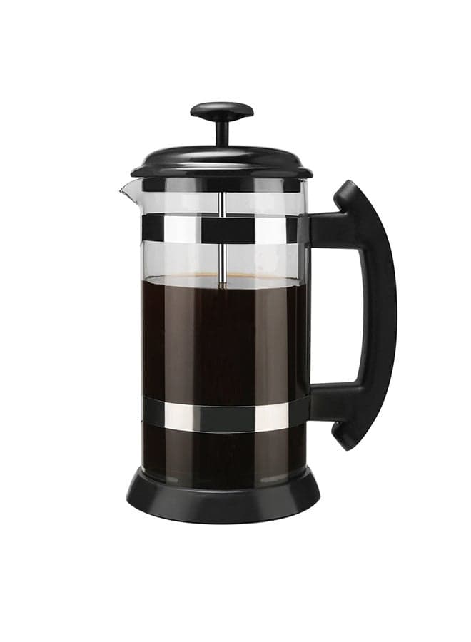1000ml Stainless Steel French Press Coffee Pot Cup Black