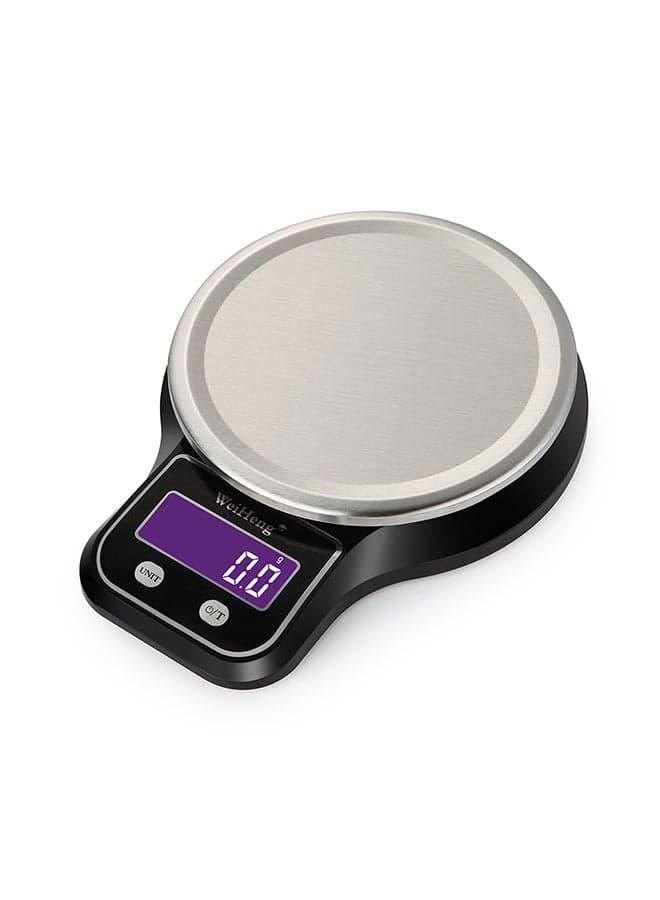Mini Electronic Platform Scale With Weighing Bowl Black