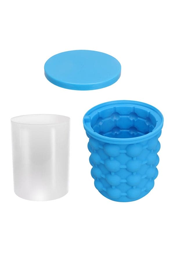 Genie Revolutionary Space Saving Ice Cube Maker Blue