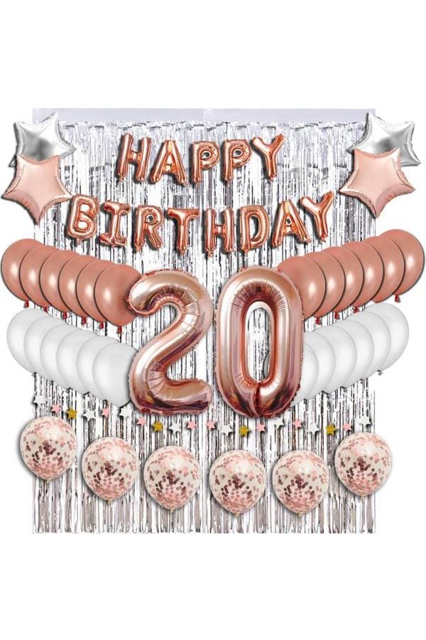 20th Birthday Decorations Party Balloon