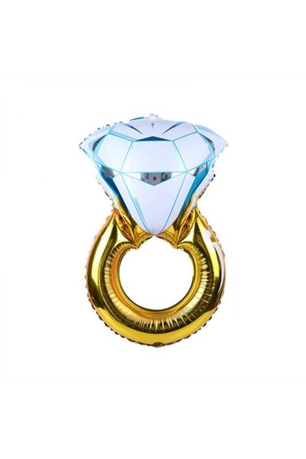 Diamond Ring Pattern Decorative Party Balloon