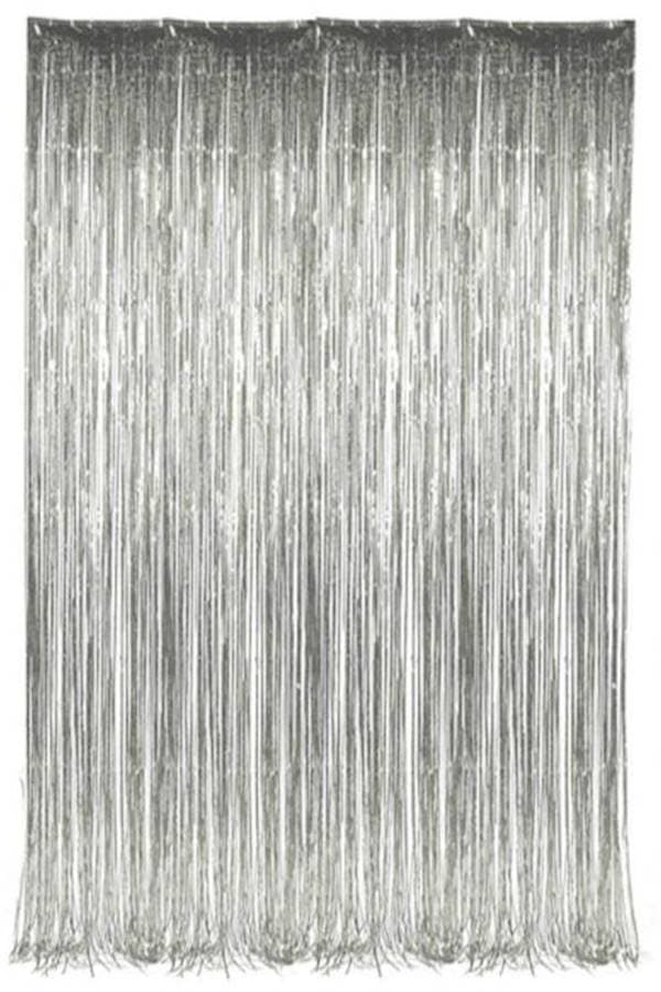 Metallic Tinsel Foil Fringe Curtains 200X100cm