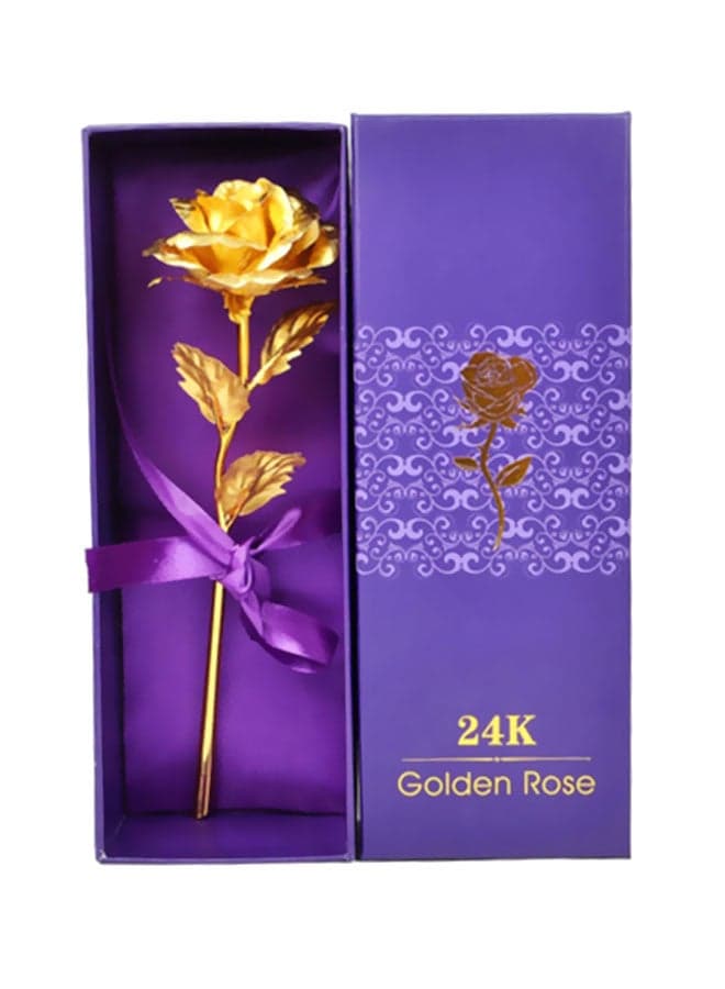 24K Decorative Golden Rose Gold