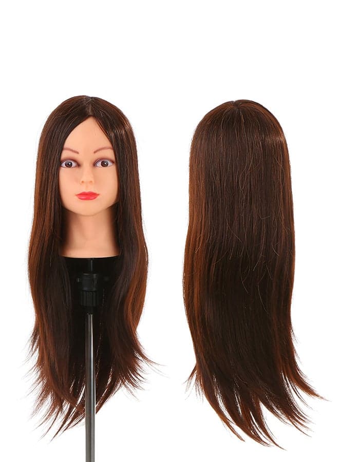 Hair Dummy Head With Clamp Holder Tool Set Multicolour
