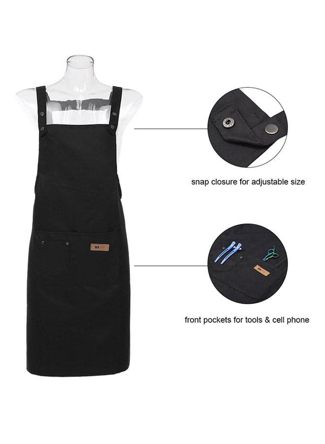 Professional Hairdressing Apron Black 0.168kg