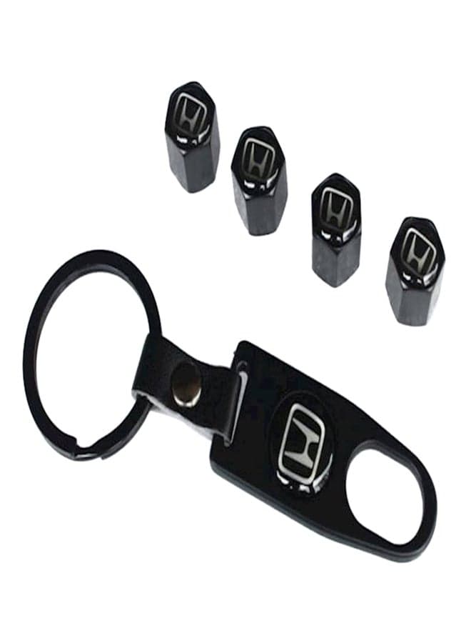 Air Caps Valve Car Wheel Tyre For Honda Key Chain