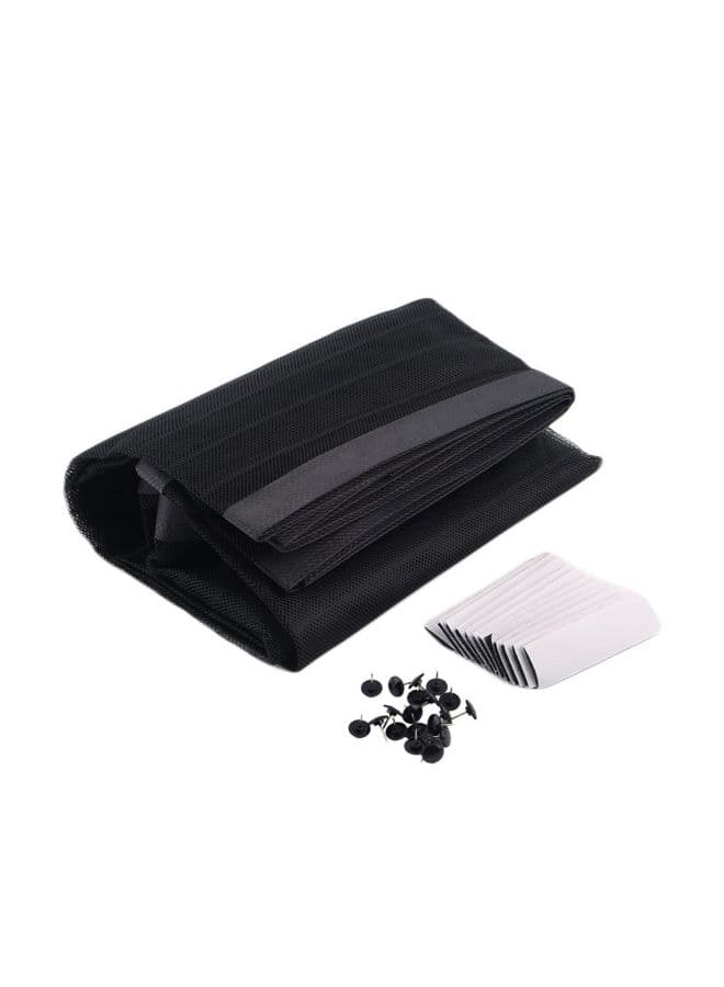 Magnetic Anti Mosquito Curtain Black/White