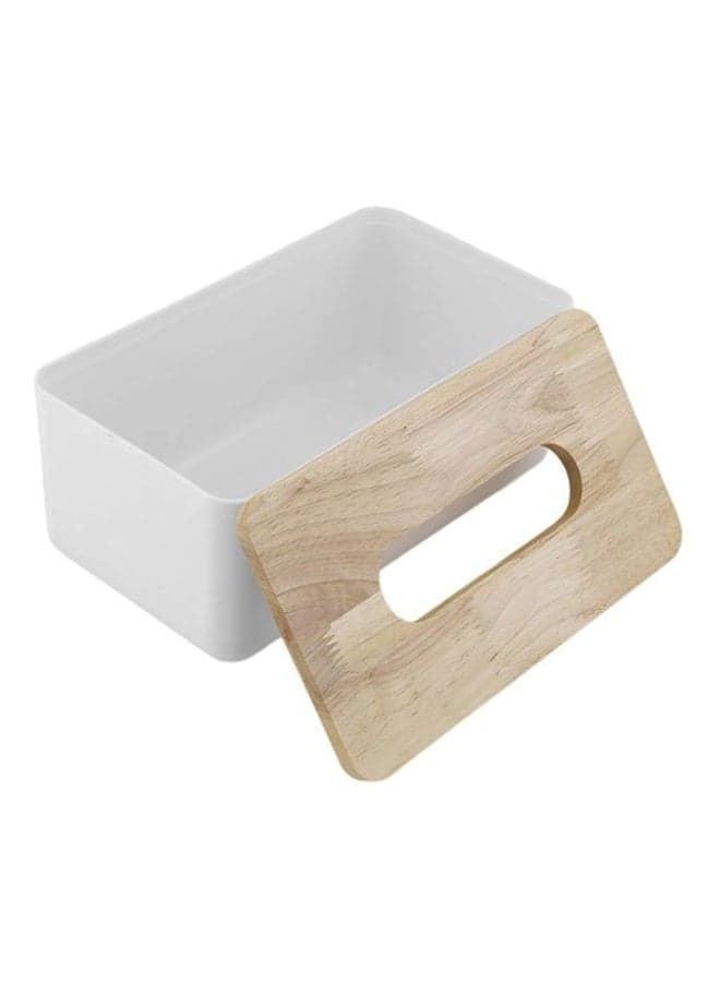 Removable Tissue Box White/Beige