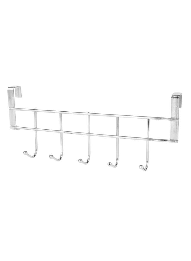 Cabinet Door Cloth Hanger Silver