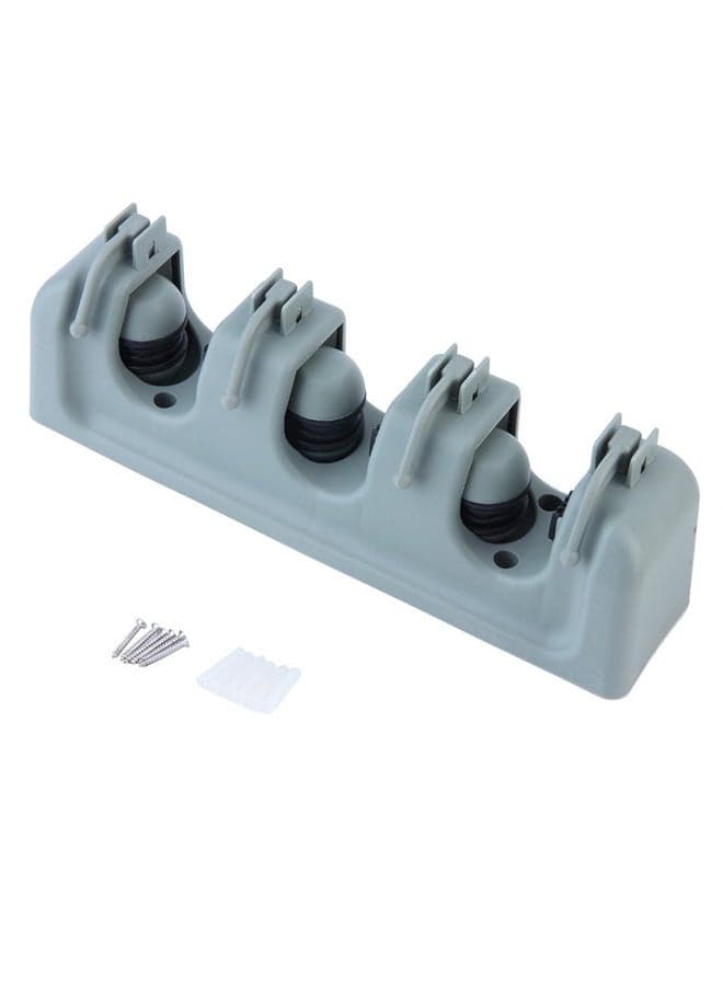 Wall Mounted Mop Holder Grey