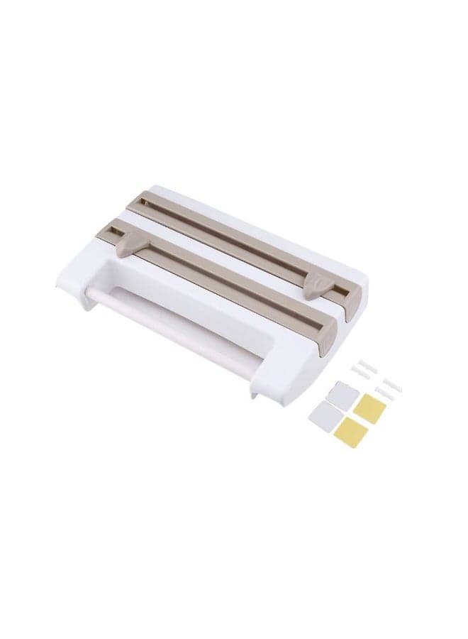 Multifunctional Home Kitchen Storage Rack Beige/White