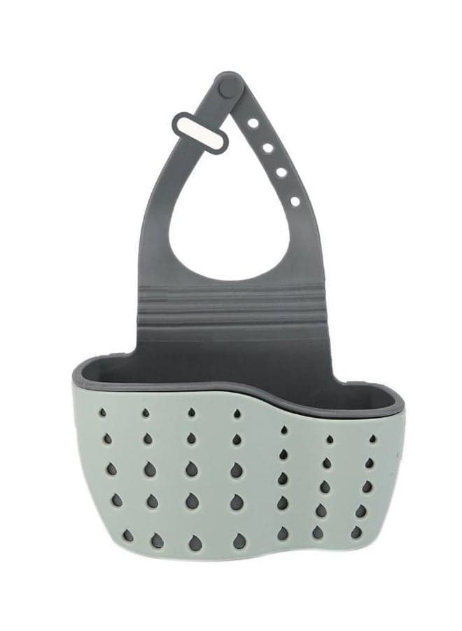 Adjustable Kitchen Hanging Drain Basket Grey