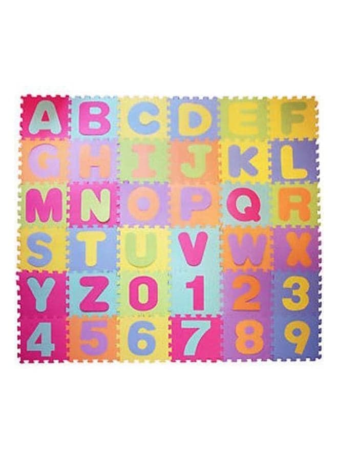 Alphabet And Numbers Puzzle Mat 30x 30cm