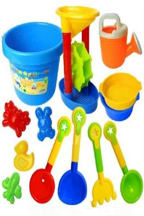 12-Piece Dump Truck Sand Shovel Set