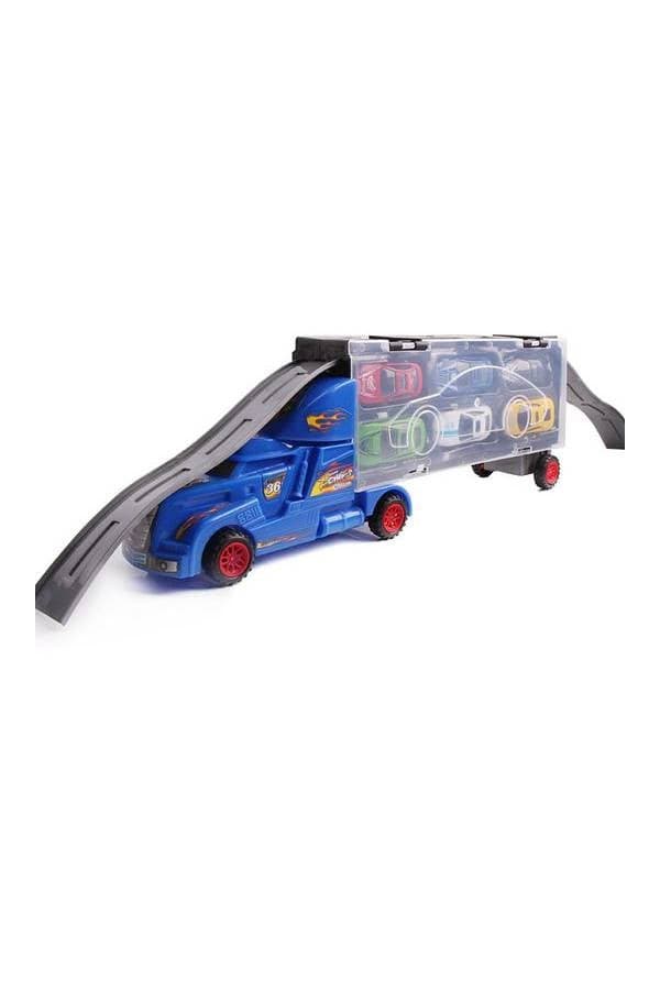 6-Piece Car Collection Container Truck Set