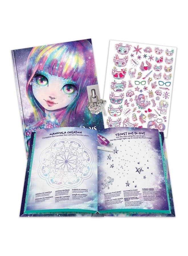 Isadora Secret Diary White/Black/Pink