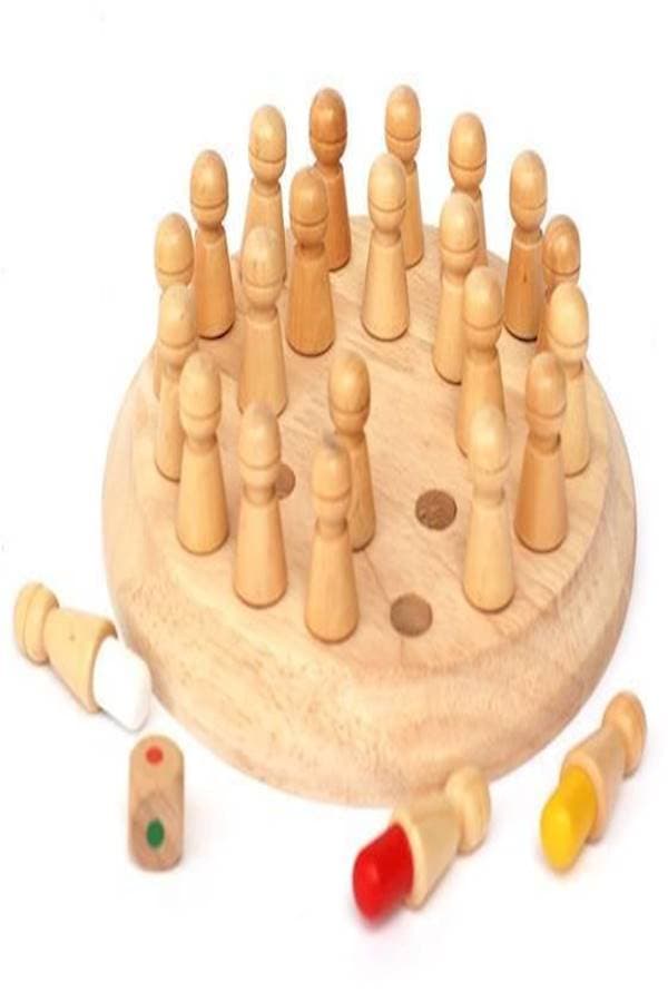 Wooden Memory Chess Game