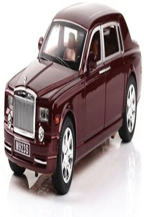 Diecast Rolls Royce Phantom Pull Back Sedan With Blinking Lights