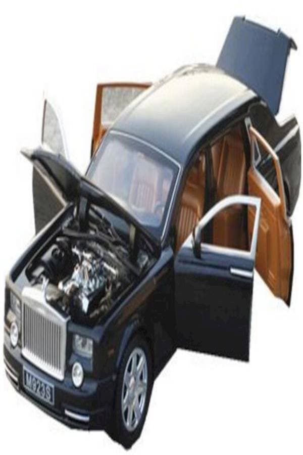 Rolls-Royce Phantom Diecast Sound And Light With Pull Back Model Toy Car
