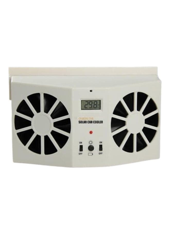 Solar Powered Cooler Fan Ventilation
