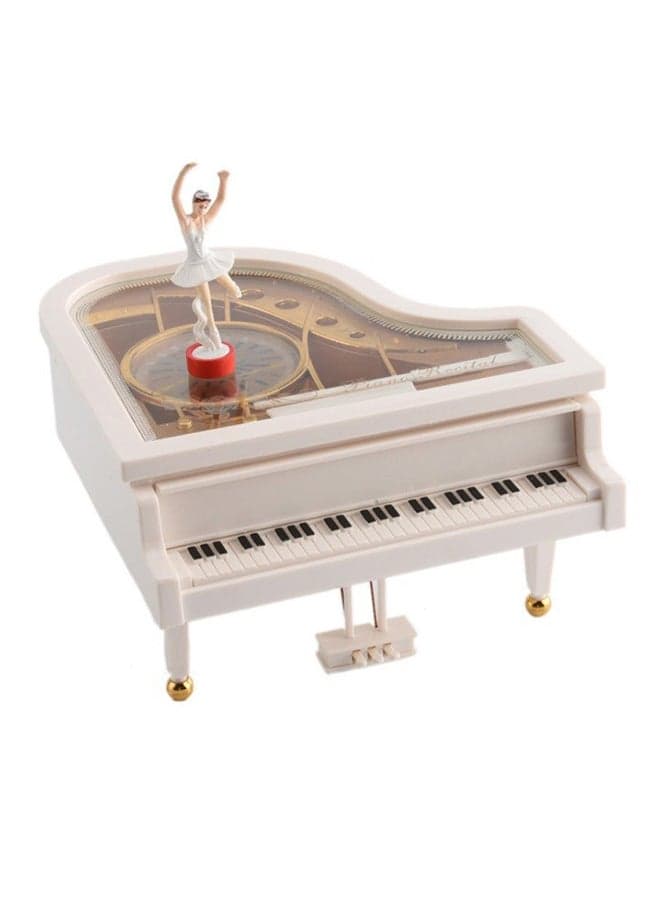 Dancing Swivel Doll Music Boxes Beige 30.0X25.0X5.0centimeter