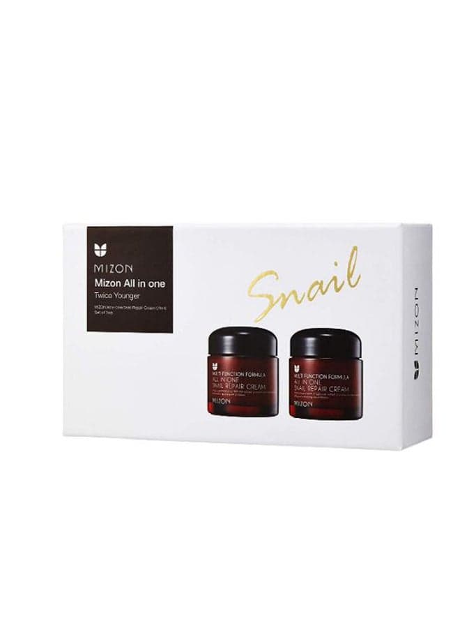 2-Piece All In One Snail Repair Cream 75ml